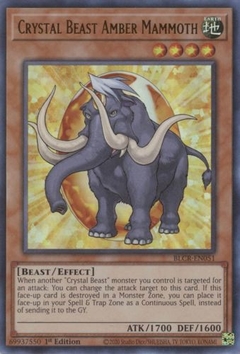Crystal Beast Amber Mammoth - BLCR - Ultra Rare
