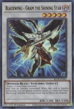 Blackwing - Gram the Shining Star - BLCR - Ultra Rare
