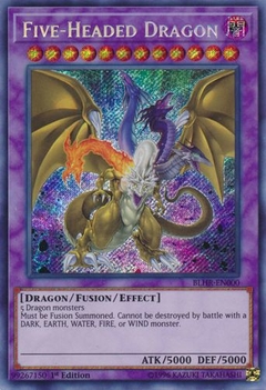 Five-Headed Dragon - BLHR - Secret Rare