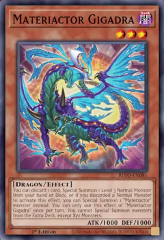 Materiactor Gigadra - BLVO - Super Rare