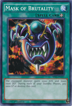 Mask of Brutality - BP03 - Shatterfoil Rare
