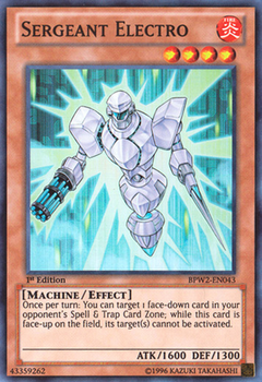 Sergeant Electro - BPW2 - Super Rare
