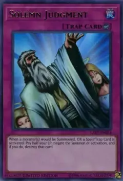 Solemn Judgment - LART - Ultra Rare