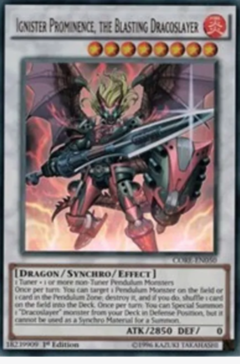 Ignister Prominence, the Blasting Dracoslayer - CORE - Ultra Rare