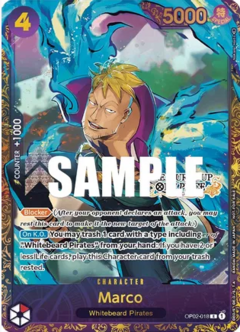 Marco (Treasure Cup) (PRIZE CARD!) - OP02-018 - R