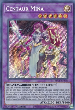 Centaur Mina - BROL - Secret Rare