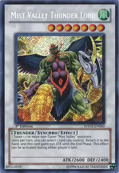 Mist Valley Thunder Lord - HA02 - Secret Rare