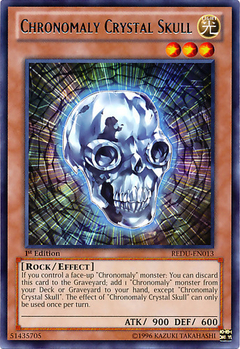 Chronomaly Crystal Skull - REDU - Rare
