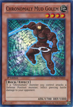 Chronomaly Mud Golem - NUMH - Super Rare
