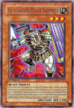 Gladiator Beast Samnite - CRMS - Rare