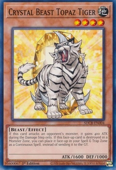 Crystal Beast Topaz Tiger - SDCB - Common