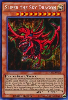 Slifer the Sky Dragon - CT13 - Secret Rare