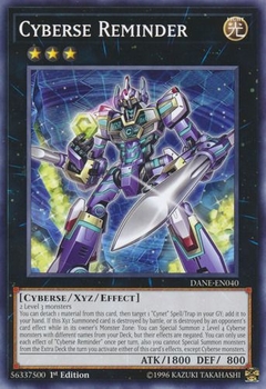 Cyberse Reminder - DANE - Common