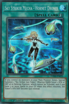 Sky Striker Mecha - Hornet Drones - DASA - Super Rare