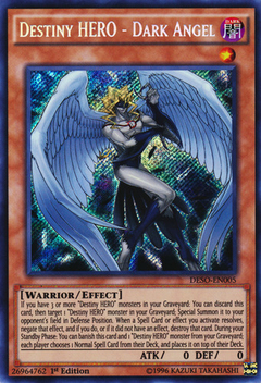 Destiny HERO - Dark Angel - DESO - Secret Rare