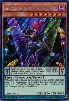 Abyss Actor - Superstar - DESO - Secret Rare