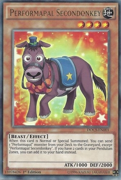 Performapal Secondonkey - DOCS - Rare
