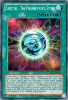Sabatiel - The Philosopher's Stone - DRLG - Super Rare