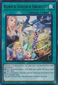 Runick Golden Droplet - MP23 - Ultra Rare