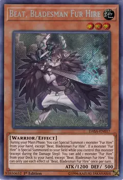 Beat, Bladesman Fur Hire - DASA - Secret Rare