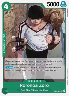 Roronoa Zoro - EB02-019 - R (LLEGA EL 26/05) - comprar online