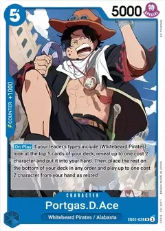Portgas.D.Ace - EB02-028 - R (LLEGA EL 26/05) - comprar online