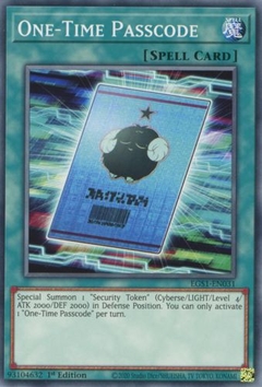 One-Time Passcode - EGS1 - Common