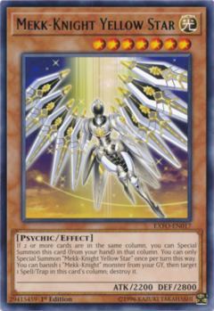 Mekk-Knight Yellow Star - EXFO - Rare