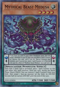Mythical Beast Medusa - EXFO - Super Rare