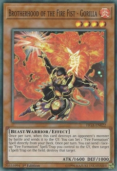 Brotherhood of the Fire Fist - Gorilla - FIGA - Super Rare