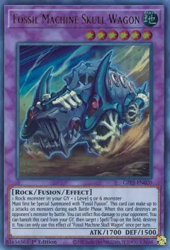 Fossil Machine Skull Wagon - GFP2 - Ultra Rare