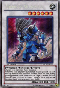 Gravity Warrior (dañada) - PRC1 - Secret Rare