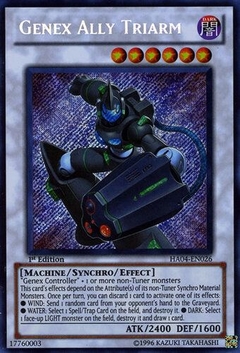 Genex Ally Triarm - HA04 - Secret Rare