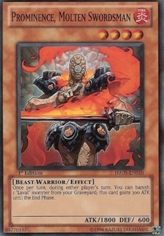Prominence, Molten Swordsman - HA05 - Super Rare