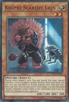 Kozmo Scaredy Lion - SHVI - Super Rare