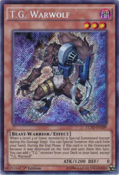 T.G. Warwolf - LC5D - Secret Rare