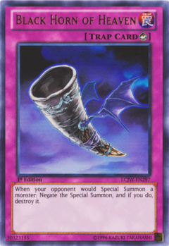 Black Horn of Heaven (dañada) - LCJW - Ultra Rare