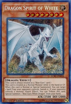 Dragon Spirit of White - LCKC - Secret Rare