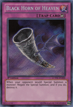 Black Horn of Heaven (dañada) - LCYW - Secret Rare