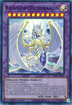 Rainbow Overdragon - LDS1 - Ultra Rare
