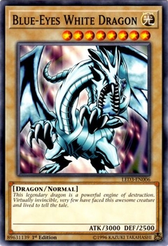 Blue-Eyes White Dragon (Art 1) - LED3 - Common