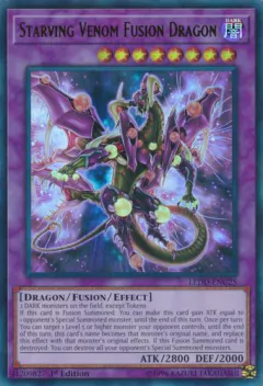 Starving Venom Fusion Dragon - LEDD - Ultra Rare