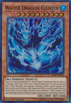 Water Dragon Cluster - LEDU - Super Rare