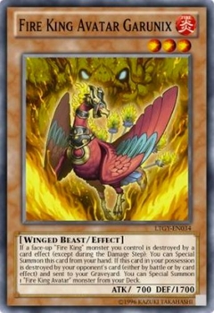 Fire King Avatar Garunix - LTGY - Common