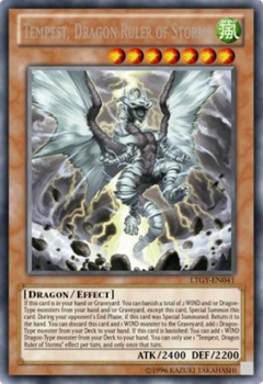Tempest, Dragon Ruler of Storms - LTGY - Rare