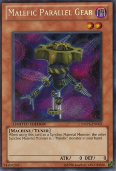 Malefic Parallel Gear - YMP1 - Secret Rare
