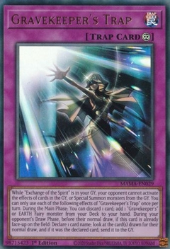Gravekeeper's Trap - MAMA - Ultra Rare