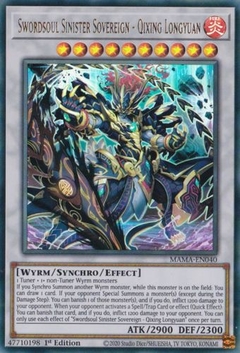 Swordsoul Sinister Sovereign - Qixing Longyuan - MAMA - Ultra Rare