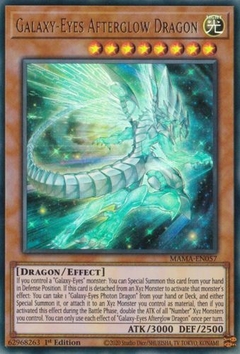Galaxy-Eyes Afterglow Dragon - MAMA - Ultra Rare