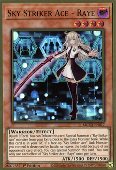 Sky Striker Ace - Raye - MGED - Gold Rare